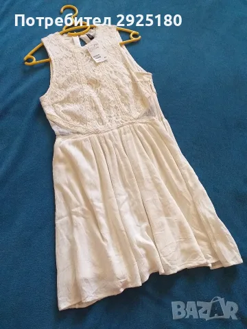 Дамска рокля H&M S / M , снимка 4 - Рокли - 55396590