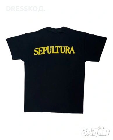 Sepultura метал мъжка тениска, M размер, снимка 2 - Тениски - 54937164
