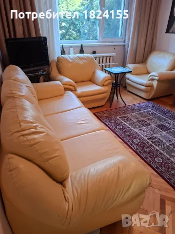 РАЗТЕГАТЕЛЕН диван с 2 фотьойла, снимка 2 - Дивани и мека мебел - 55483357