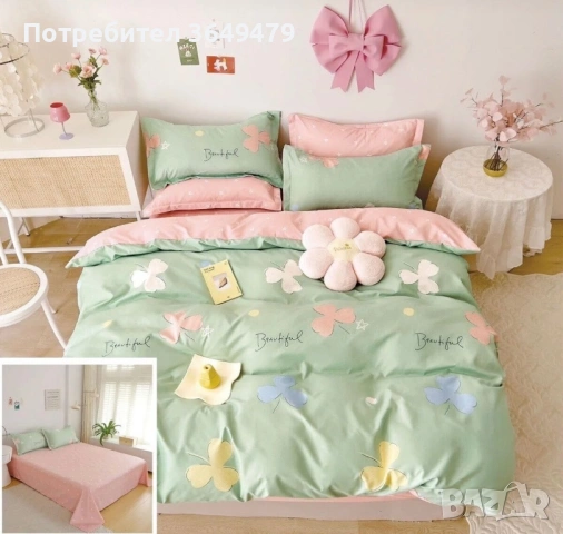 Спален комплект от 6 части, снимка 3 - Спално бельо - 54061685