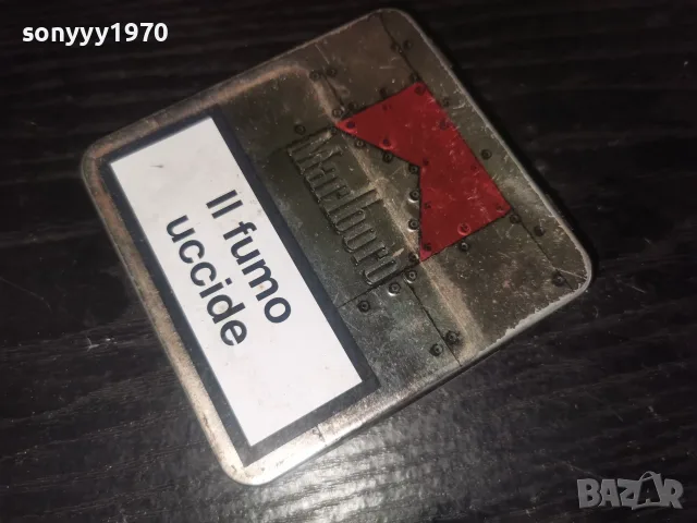 marlboro-стара метална кутия за цигари 1208261143, снимка 4 - Колекции - 55638678
