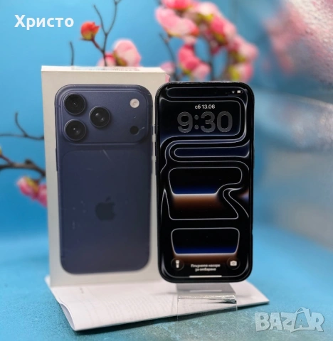 ГАРАНЦИОНЕН!!! Apple iPhone 17 Pro, 256GB, 5G, Deep Blue + аксесоари , снимка 2 - Apple iPhone - 54920914