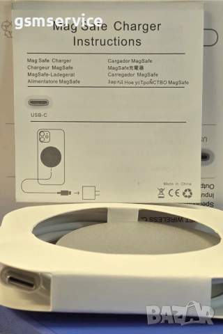 Magsafe Charger 15w Безжично магнитно зарядно , снимка 5 - Безжични зарядни - 54718974
