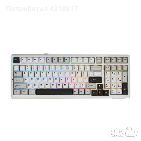 AULA F99 БЕЗЖИЧНА ГЕЙМЪРСКА МЕХАНИЧНА КЛАВИАТУРА, снимка 2 - Клавиатури и мишки - 54407677