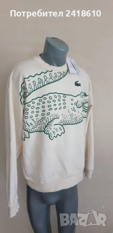 Lacoste Loose Fit Cotton Mens Size 4 - M НОВО! ОРИГИНАЛ! Мъжка Блуза!, снимка 7 - Блузи - 54886834