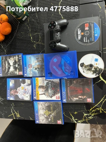 PlayStation 4 + джойстик + 9 игри (работеща, HDMI забележка), снимка 2 - Игри за PlayStation - 53994958