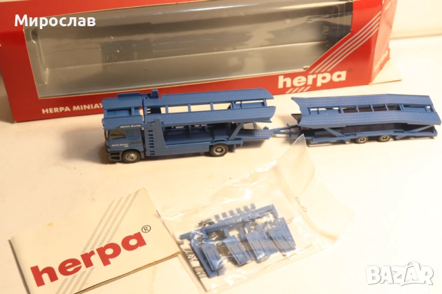 HERPA H0 1/87 MERCEDES WILLI BETZ АВТОВОЗ КАМИОН МОДЕЛ, снимка 5 - Колекции - 54697070