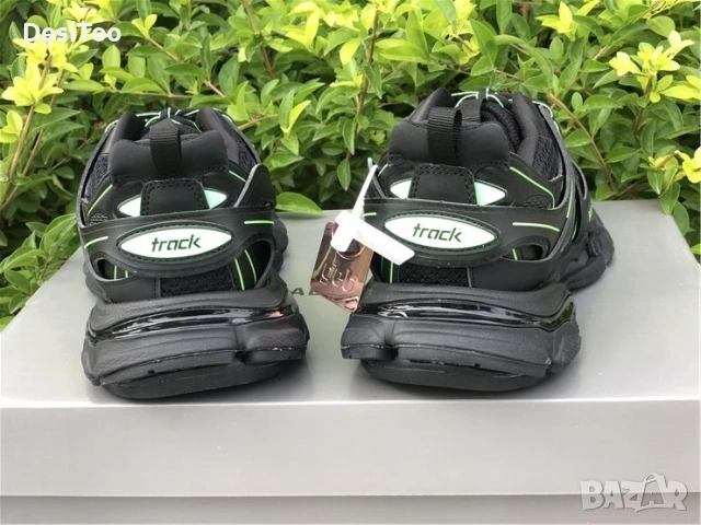 Balenciaga Track Sneaker "Black/Green" , снимка 3 - Маратонки - 54362350