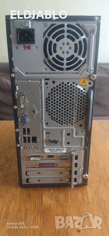 Здравейте продавам настолен компютр Lenovo thinkcenter edge 72 tower type3487, снимка 7 - Работни компютри - 55239619