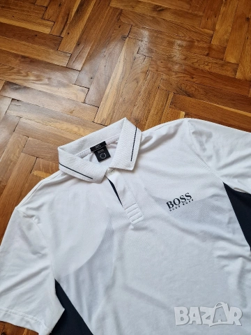 Страхотна мъжка тениска HUGO BOSS размер M , снимка 3 - Тениски - 54590357