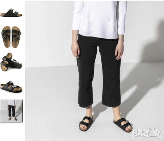 чехли  Birkenstock Arizona Soft Footbed (Birko-Flor)  номер 39, снимка 3 - Чехли - 54693858
