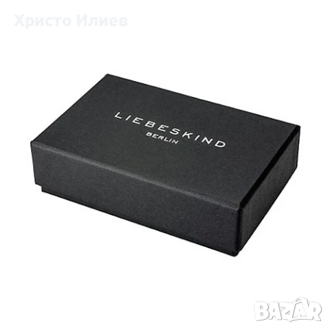 Дамска гривна LIEBESKIND BERLIN от полирана неръждаема стомана, IP черна, снимка 3 - Гривни - 54675587