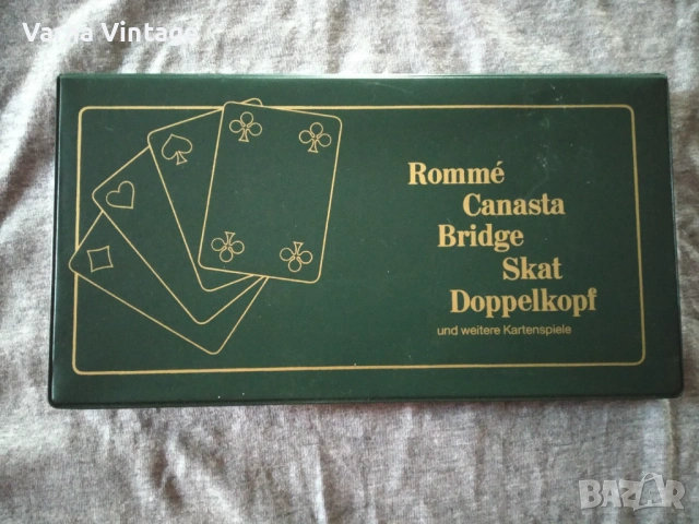 Три тестета карти в оригинален калъф НОВИ. Berliner Spielkarten Германия.