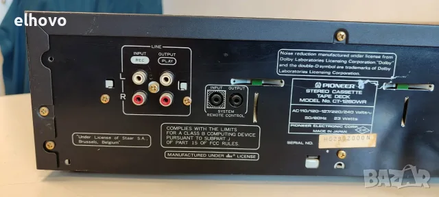 Дек Pioneer CT-1280WR, снимка 7 - Декове - 55554830
