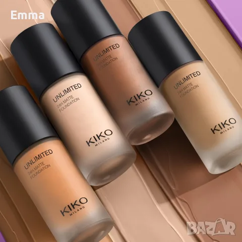 KIKO Milano Unlimited 24H Matte Foundation 4 NR, снимка 2 - Декоративна козметика - 55499079