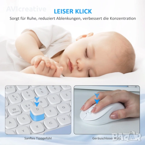 CK620 Wireless Keyboard and Mouse, снимка 7 - Клавиатури и мишки - 54388120