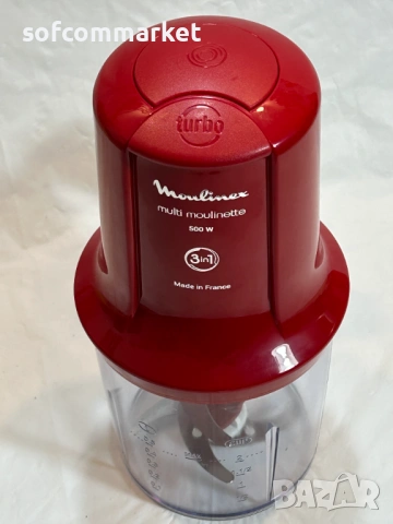 Чопър Moulinex Multi Moulinette AT714G32 , снимка 3 - Чопъри и пасатори - 54356154