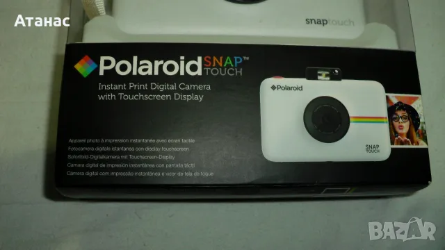 Дигиталени камери  за моментни снимки Polaroid SNAP TOUCH и камера Fujifilm Instax mini LiPlay с LSD, снимка 3 - Камери - 44432060