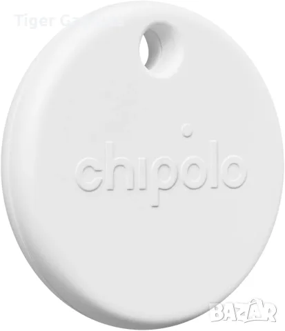 Тракер за ключове Chipolo ONE White Bluetooth локатор за Android и iPhone, Бял