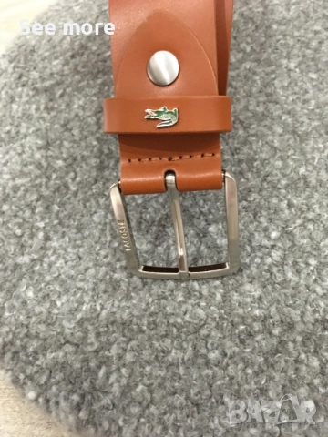 LACOSTE мъжки колан нов, снимка 3 - Колани - 54051950