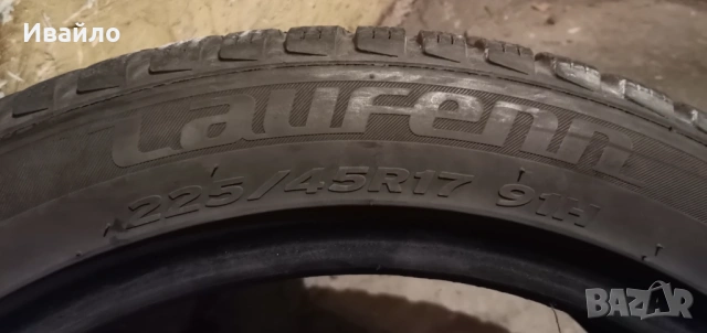 Продавам 1 брой зимна гума 225.45.17 дот 2021 Hankook , снимка 2 - Гуми и джанти - 54388904