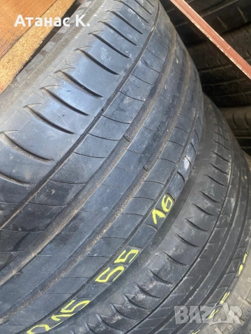 215 55 16 Michelin 2броя, снимка 2 - Гуми и джанти - 54557080