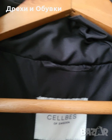 Черно яке с качулка пролетно есенен модел , снимка 6 - Якета - 54095611