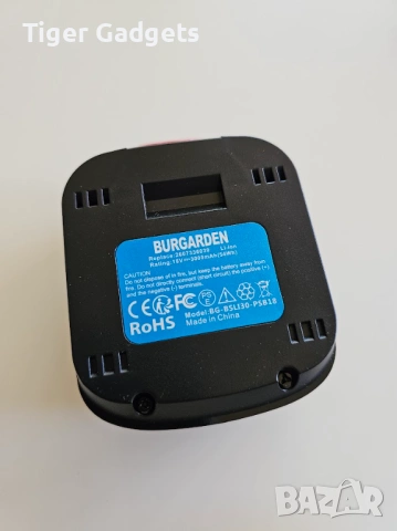 BURGARDEN 18V 3000mAh Li-Ion Батерия за Bosch – Заместител на 1600A005B0 / 2607336208, снимка 8 - Други инструменти - 54943886