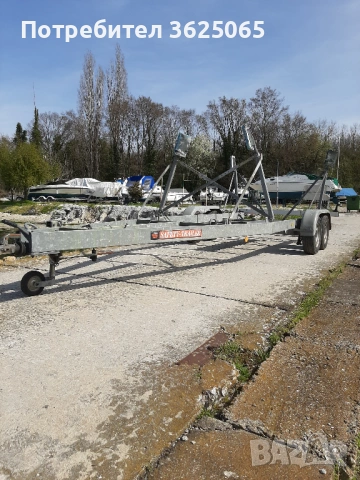 Продавам двуосно ремарке 2.5т.