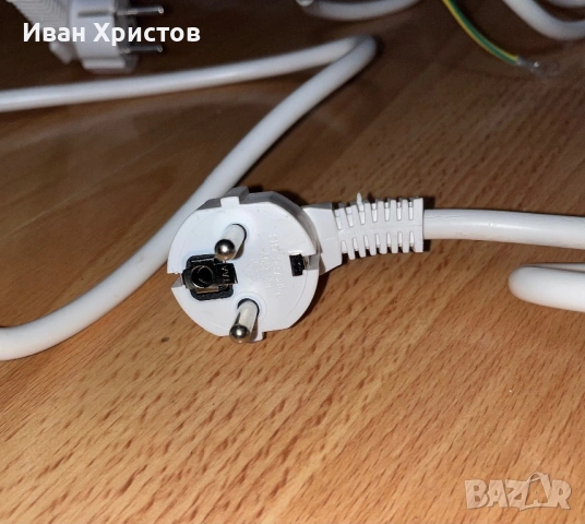 Кабели с щепсели шуко , снимка 2 - Друга електроника - 54556643