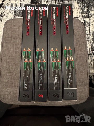Audioquest Evergreen RCA > RCA 1.5 метра, снимка 5 - Други - 54351541