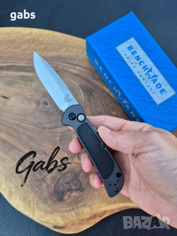 Сгъваем нож Benchmade 9750 Mini Coalition AUTO ,S30V сатенено гладко острие, снимка 11 - Ножове - 54374824