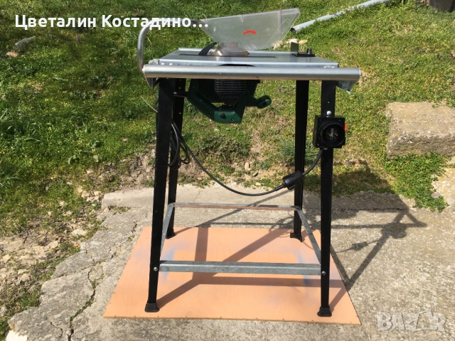 настолен циркуляр Bosch, със стойка Bosch, снимка 5 - Триони и циркуляри - 53986611