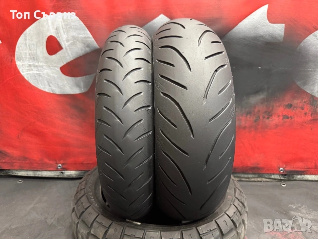 120 70 15 / 160 60 15, Bridgestone BattlaxScooterSC2, снимка 2 - Гуми и джанти - 54941424