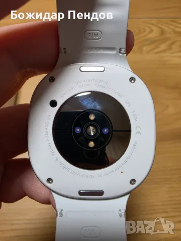 Samsung Galaxy Watch 8 Graphite 44mm Неразличим от НОВ, снимка 3 - Смарт гривни - 55565091