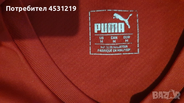 тениска футболна Puma Stuttgart Mercedes Benz, снимка 4 - Футбол - 54624182