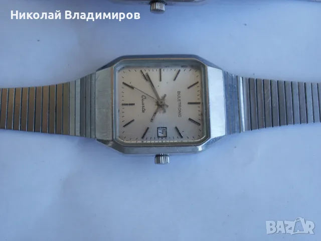 Buletronic Булетроник 2 бр. български мъжки и дамски ръчен часовник, снимка 7 - Мъжки - 46675961
