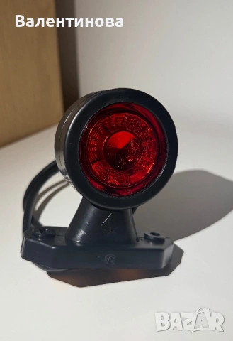 КОМПЛЕКТ LED рогче габарит червено/бяло 12-24V за камион, ремарке, снимка 4 - Аксесоари и консумативи - 54367293