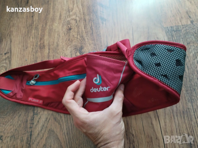 deuter pulse 2 - страхотна рънинг препаска КАТО НОВА 100% оригинал регулируема, снимка 5 - Чанти - 54904894