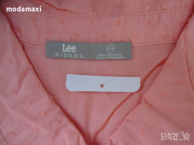4XL Нова памучна риза Lee , снимка 7 - Ризи - 55270240