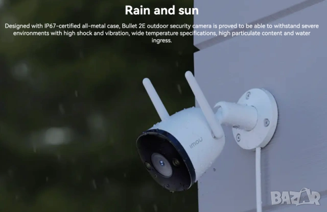 Камера за видеонаблюдение IMOU булет IPC-K3DP-5H0WF WiFi , снимка 3 - IP камери - 54539504