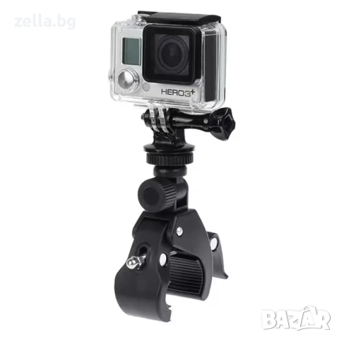 Стойка за кормило за GoPro – Захват 17-35 мм, ABS+метал, за велосипед, мотоциклет, ATV 10359, снимка 7 - Части за велосипеди - 54683860