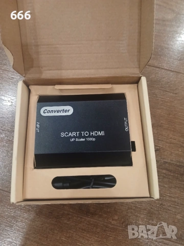 Конвертор от SCART към HDMI с мащабиране (up scaler) до 1080p., снимка 5 - Друга електроника - 54691012
