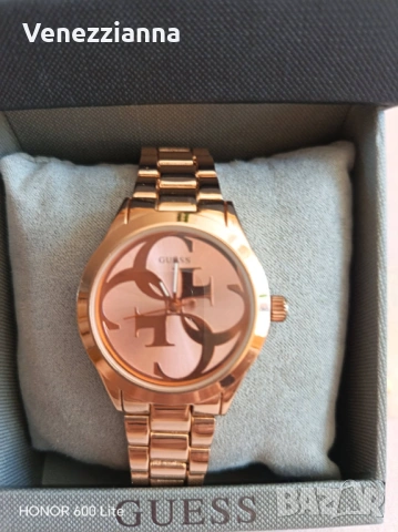 GUESS Дамски Часовник Rose Gold s Монограм