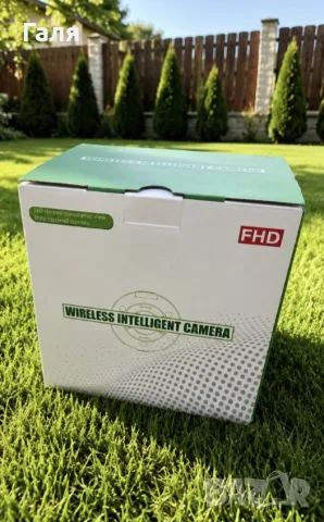 Безжична Wi-Fi смарт камера за видеонаблюдение – FHD 1080p, 360°