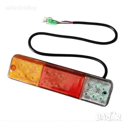 Комплект стопове за камион, Заден диоден стоп 2бр, 9W, 12V, снимка 2 - Части - 38203141