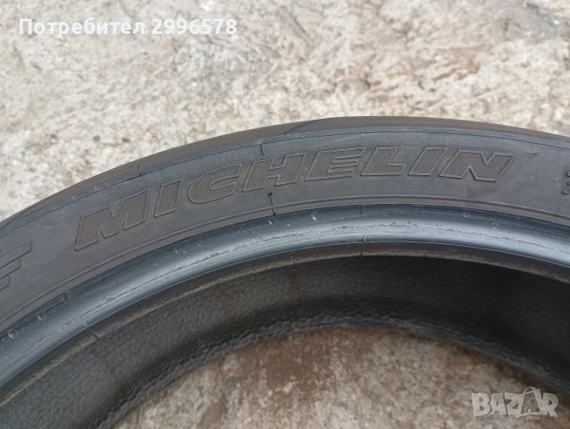 180 55 ZR 17 DOT 2019 Michelin мото гума пистов мотор , снимка 6 - Гуми и джанти - 54462521