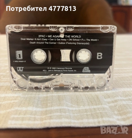 2PAC Me against the world Американска касета, снимка 6 - Аудио касети - 54575528