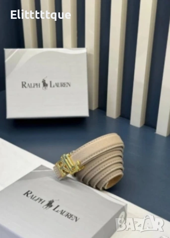 колани от естествена кожа в кутия Ralph Lauren 2см, снимка 14 - Колани - 54881560