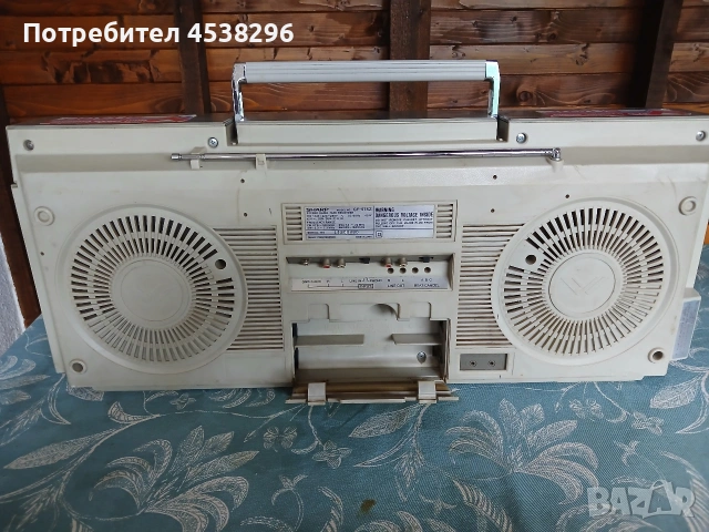 Продавам касетофон SHARP GF-575Z, снимка 4 - Радиокасетофони, транзистори - 55267861